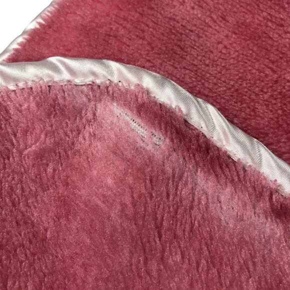 HB Hudson Plush Mommy’s Girl Pink Satin‎ Edge Baby Girl Blanket Owl - Picture 8 of 12